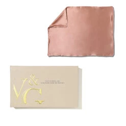 Taie D'Oreiller En Soie Format Rectangle -OH MY CREAM! Venus Gaia Taie Oreiller En Soie Rectangle Vieux Rose TINY